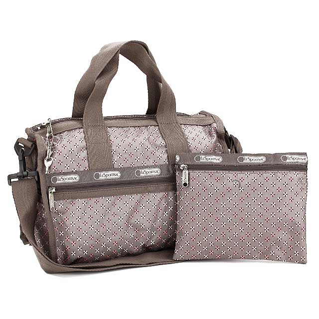 【55％OFF】【最安値挑戦中】【SALE】レスポートサック（LeSportsac) Small Weekender7384-P061(Pinwheelsmork)スモールウィークエンダーピンウィールスモーク参考定価12,390円（税込）【セール】