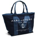マーク・ジェイコブス (MARC JACOBS) ニュー ロゴ トート スモール トートバッグ M0011124 423 DENIM ブルー系 【レディース】