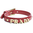 プラダ PRADA メタルロゴ サフィアーノ ブレスレット ...