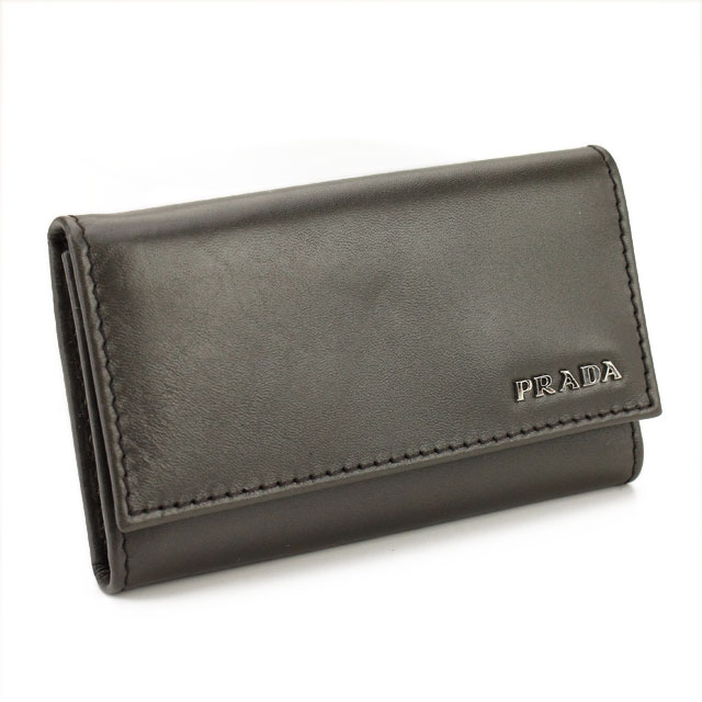 【33％OFF】【送料無料】【SALE】プラダアウトレット (PRADA OUTLET) 6連キーケース2M0025-O-7V6-F0480ARDESIA ブラウン系 参考定価25,200円(税込)【セール】【メンズ】【レディース】