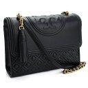 トリーバーチ TORY BURCH FLEMING バッグ フレミング フリンジ付き ショルダーバッグ 43833 001 BLACK ブラック レディース