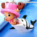 ◆【ご当地チョッパーマン】水族館限定ワンピース（ONE　PIECE）根付けストラップパンサメ　K-138A