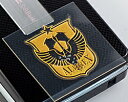 ◆Jリーグ加盟チームサッカーエンブレム金蒔絵シールアルビレッ...