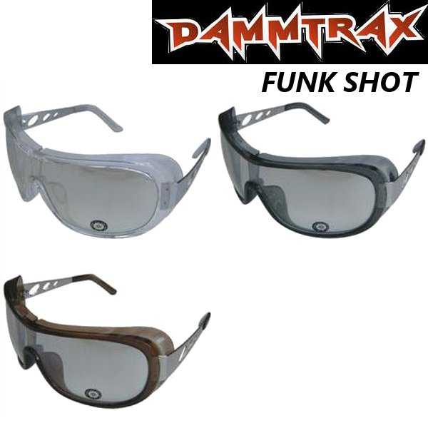 【ダムトラックス】 FUNK SHOT ファンク ショット フラッシュミラー加工レンズ 穴抜き加工 DAMMTRAX