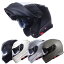 CREST システムヘルメット バイク用フルフェイスヘルメット インナーバイザー付きフリップアップ SG PSCマーク付き アルファ2 ALPHA2 マットブラック XL(61-62cm)