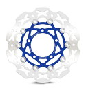 クロススリットウェーブ フローティングディスクΦ260mm ブルー 台湾RPM シグナスX(CYGNUS-X)SE12J/SE44J/SEA5J
