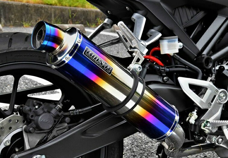 CB125R（2BJ-JC79） R-EVO フルエキゾーストマフラー ヒートチタンサイレンサー 政府認証 BMS-R（ビームス）