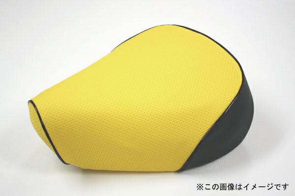 セピア（SEPIA）CA1EA 被せタイプ 国産シートカバー エンボスイエロー/黒パイピング GRONDEMENT（グロンドマン）