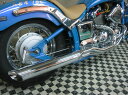 ローライダー2IN1マフラー 90φ ドラッグスター400(DRAGSTAR) KENTEC(ケンテック)