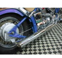 極太フレアカット2IN1マフラー 110φ ドラッグスター400(DRAGSTAR) KENTEC(ケンテック)