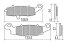 ハイパーカーボンパッド 改 BP-144 フロントディスク右 プロジェクトミュー(Project μ) イントルーダー1500 年式:02-05年 ダブルディスク
