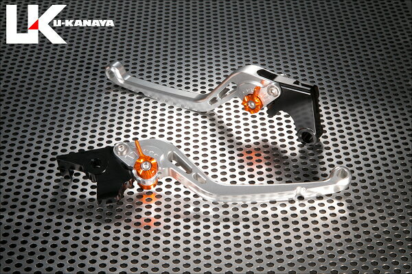 CBR600RR（PC37） スタンダードタイプ ロングアルミビレットレバーセット（シルバー） U-KANAYA