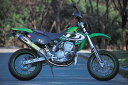 Dトラッカー KLX250 マフラー BEET 0270-K77-50 NEW NASSERT-R フルエキゾーストダウンタイプ マフラー チタン/チタン 250SB/D-TRACKER/KLX250