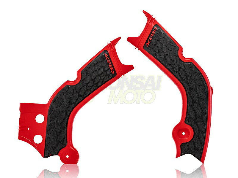 ACERBIS アチェルビス 0023664 Xグリップ フレームプロテクター レッド/ブラック HONDA CRF250R/RX(20-21) CRF450R/RX(19-20)