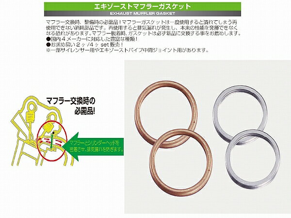 キタコ 963-0000017 エキゾーストマフラーガスケット XY-17 マジェスティ125 キタコ 963-0000017