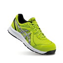 【アシックス】asics ウィンジョブ CP106 ライム×シルバー 26cm【紐靴】【安全靴】【スニーカー】【作業靴】【JSAA規格】