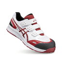 【アシックス】asics ウィンジョブ CP102 ホワイト×バーガンディ 26cm【マジック止め】【安全靴】【スニーカー】【作業靴】【JSAA規格】