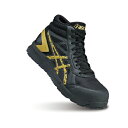 【アシックス】asics ウィンジョブ CP104 ブラック×ゴールド 26cm【紐靴】【安全靴】【スニーカー】【作業靴】【JSAA規格】