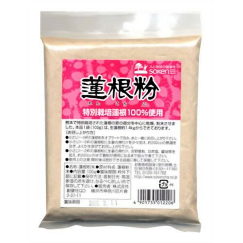 注文殺到の為、一時販売中止します。花粉の季節！売れてます！れんこん粉（蓮根粉）100g