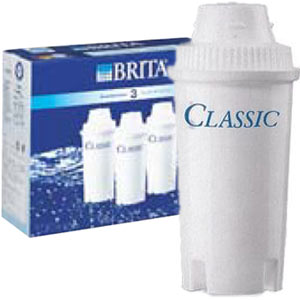 クラシックフィルターカートリッジBRITA（ブリタ）　交換用　フィルターカートリッジ　クラシック　3個お取り寄せ商品となる為、お届けまでに1週間〜10日程度掛ります。キャンセル・変更不可