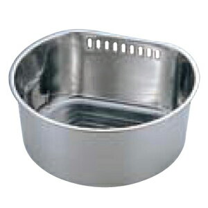 D型の洗い桶SA　18-8　D型洗桶お取り寄せ商品となる為、お届けまでに1週間〜10日程度掛ります。キャンセル・変更不可SA　18-8　D型洗桶