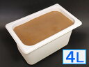 「ジェラートジェラート」業務用・大容量アイスクリーム・チョコレート味 4L（4リットル）