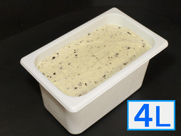 「ジェラートジェラート」業務用・大容量アイスクリーム・チョコミント味 4L（4リットル）
