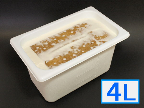 「ジェラートジェラート」業務用・大容量アイスクリーム・レアチーズケーキ味 4L（4リットル…...:bishokucircle:10002472