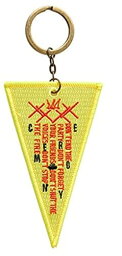 KING GNU（キングヌー）公式グッズ CEREMONY PENNANT KEYCHAIN（キーチェーン） (黄)