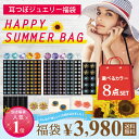 ハッピーサマーバッグ【耳つぼジュエリー8点セット】カラーが選べるメール便送料無料!プレゼント/40代/50代/60代/女性/誕生日