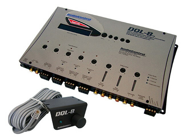 【Audio Control】オーディオコントロール8chデジタルライン出力コンバーター・イコライザー/クロスオーバーDQL-8