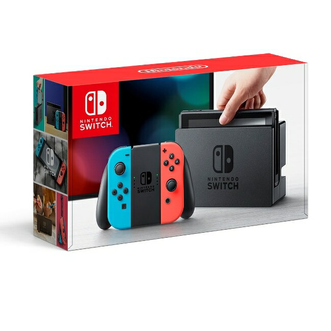 ★【予約】【送料無料】【新品】2017年3月3日発売予定　Nintendo Switch Joy-Con(L)ネオンブルー/ (R) ネオンレッド 　代引き注文不可商品