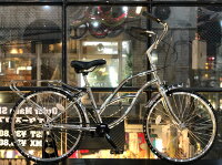 ノーパンク自転車 FUN EASY ビーチクルーザー 24インチ 完成車クローム クルーザー おススメ ビーチクルーザー24インチ ノーパンクタイヤ ライダースカフェの画像