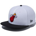 ニューエラ NEW ERA 9FIFTY マイアミ・ヒート スナップバックキャップ 帽子 CAP 11433959 ホワイト×チームカラー ブラックバイザー