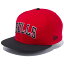 ニューエラ NEW ERA 9FIFTY シカゴ・ブルズ スナップバックキャップ 帽子 CAP 11433973 スカーレット×チームカラー ブラックバイザー