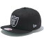 【 NEW ERA / ニューエラ 】 9FIFTY オークランド レイダース シールドロゴ スナップバック キャップ / ブラック 【あす楽対応_東北】 11308459