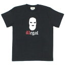 7UNION 7ユニオン Illegal Tee 半袖 Tシャツ メンズ IAXY-008C ブラック