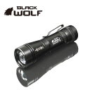 【BLACKWOLF(ブラックウルフ)】ハンディライト ズームタイプ mini-ZOOM 2S ★Hightモード安全装置★Cree(クリー)X-Lamp XM-L2 LEDホワイト電源18650バッテリー 閃光ライト