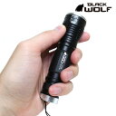 【BLACKWOLF(ブラックウルフ)】ハンディライト ズームタイプ mini-ZOOM 858 ★Cree(クリー)X-Lamp XM-L2 LEDホワイト電源18650バッテリー 閃光ライト
