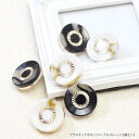 プラスチック ボタン マーブル ストーン 3個セット ハンドメイド