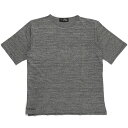 CFT'S シーエフティーズ 半袖Tシャツ メンズ 男性 丸首 TEE t-shirt 半そで ティーシャツ ブランド カジュアル LOOP WHEEL SIDE SLIT TEE CFT-S0719S GRAY グレー 灰色