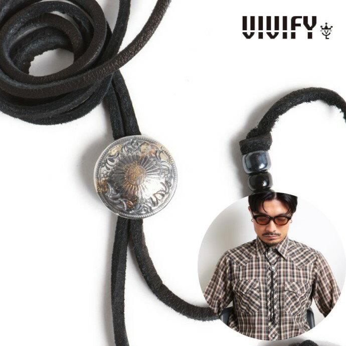 【VIVIFY 正規店】VIVIFY ビビファイ ループタイ ネックレス Phoenix 50 Sen Coin Loop Tie w/gold
