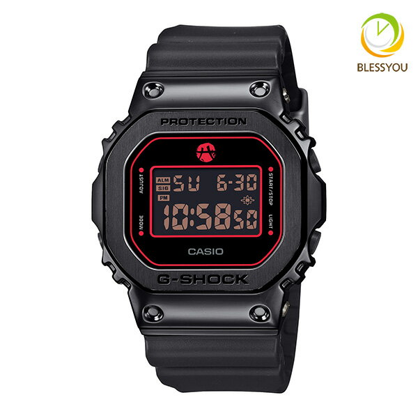 G-SHOCK 八村塁コラボモデル GM-5600RH-1JR Gショック 腕時計 メンズ CASIO カシオ メタルベゼル GM-5600RH-1JR 36,0 2025年9月 人気 フルブラック オールブラック