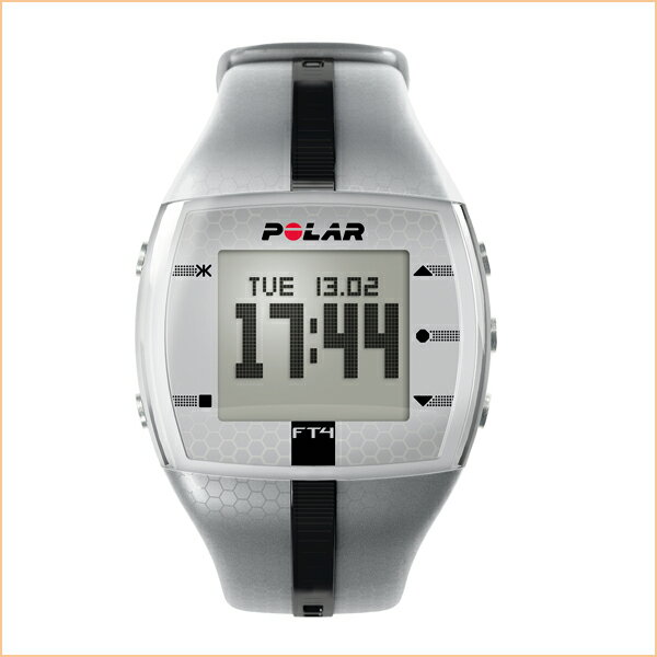 ポラール ハートレイトモニター 心拍計 時計 【新品お取り寄せ】 POLAR [FT4-M]シルバー/ブラック ハートレートモニター 【楽ギフ_メッセ入力】 【YDKG-kj】