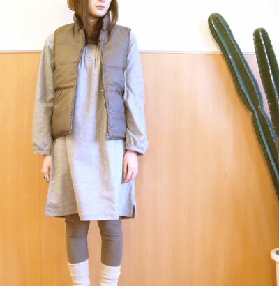 ■【10000215】ARMEN(アーメン) REVERSIBLE DOWN VEST・GNAM0565P【レディース】【楽ギフ_包装】//店内全品ポイント10倍！【送料無料】ARMEN(アーメン) REVERSIBLE DOWN VEST・GNAM0565P【レディース】