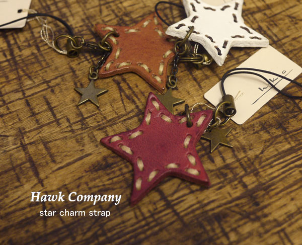 【10014830】Hawk Company(ホークカンパニー) ＊h.k.c＊レザースターモチーフストラップ・6107-2271201【m】【レディース】//