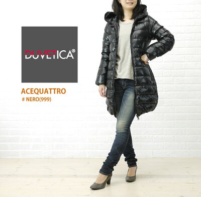 送料無料 DUVETICA (デュベティカ) ナイロン ダウン フード付き ミドル丈コート “ACEQUATTRO”・ACEQUATTRO レディース 国内正規品 DUVETICA (デュベティカ) デュヴェチカ デュヴェティカ ナイロン ダウン フード付き ミドル丈コート “ACEQUATTRO”・ACEQUATTRO-1202 レディース SS10P02dec12 TK-sspt