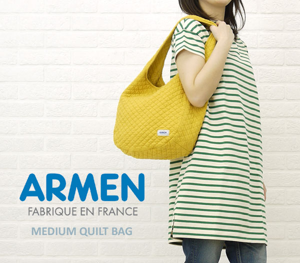 ARMEN(アーメン) MEDIUM QUILT BAG・NAM1208-0341201ポイント最大25倍★ARMEN(アーメン) MEDIUM QUILT BAG・NAM1208