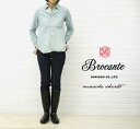 ■【10012428】D.M.G Brocante(ドミンゴブロカント) マルシェシャツ(21-5)・38-008E-1271102【レディース】//