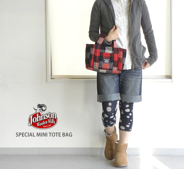 ʥݥȺ14ܡ105 10:00  106 23:59ۡڥ᡼زǽۤ襤ȡȡjohnson woolen mills(󥽥󥦡ߥ륺) SPECIAL MINI TOTE BAGSBAG